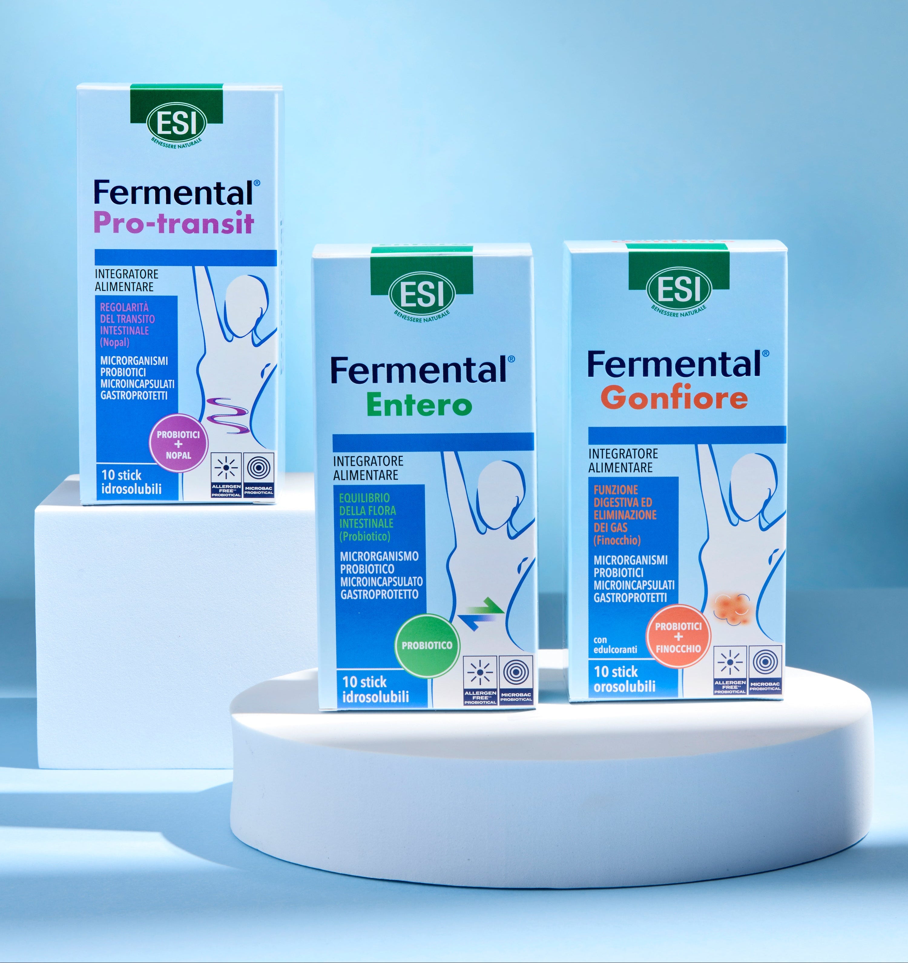FERMENTAL ENTERO,     PRO-TRANSIT E GONFIORE