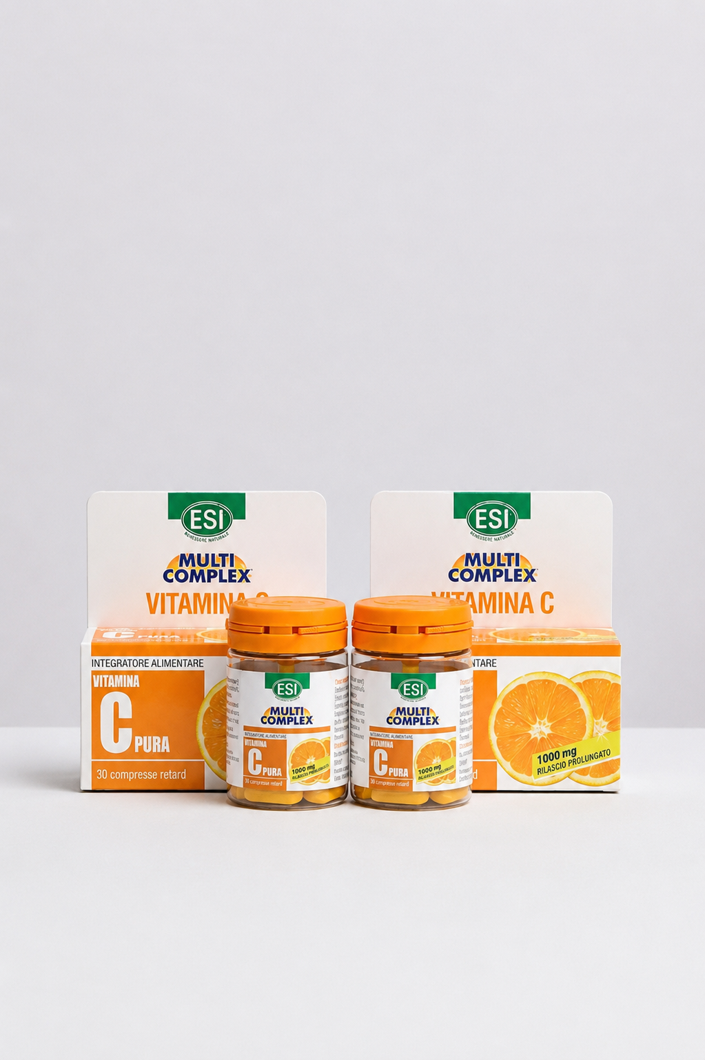 Multicomplex Pure Vitamin C Retard (slow-release) - 2 packs