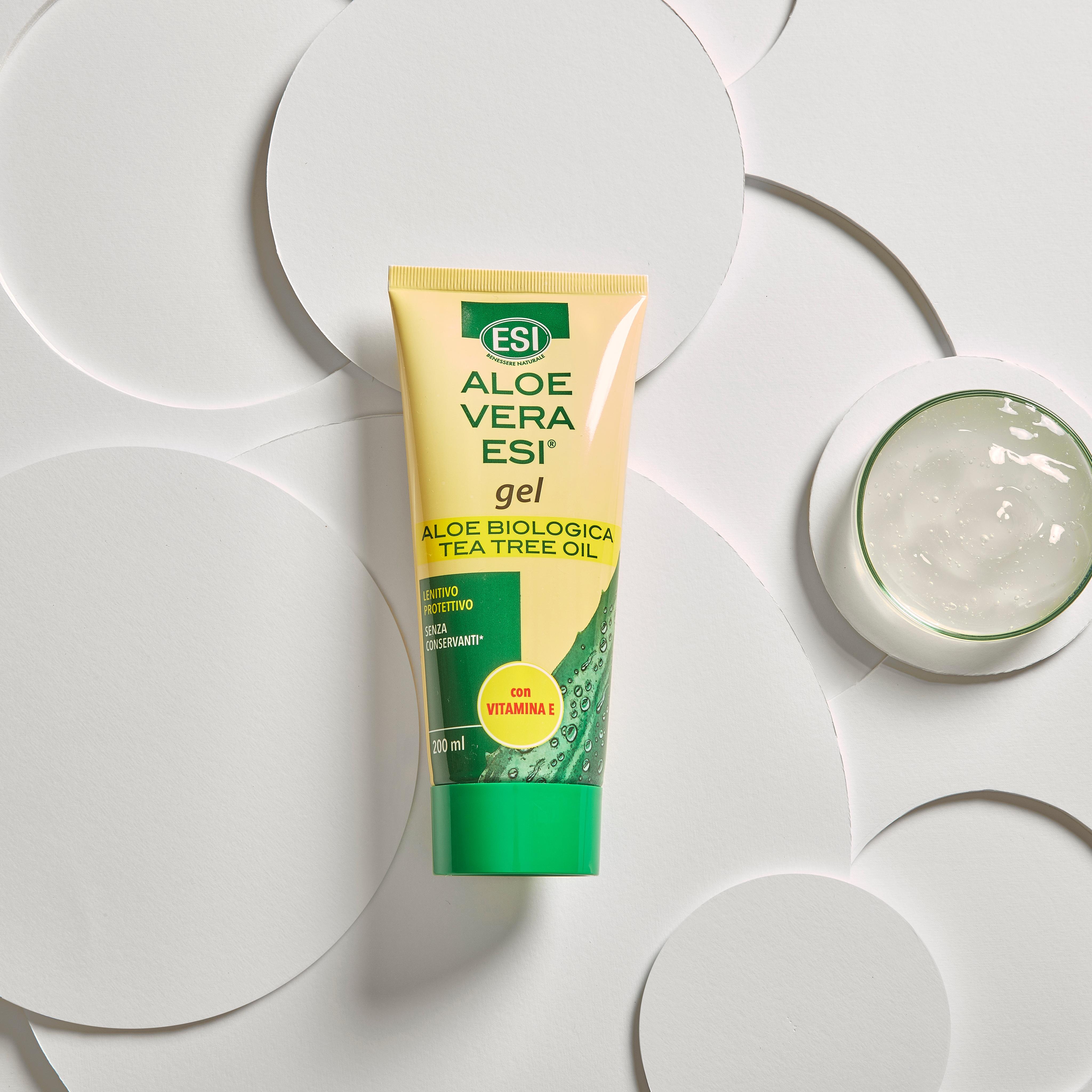 Aloe Vera Gel con Vitamina E + Tea Tree Oil 200 ml