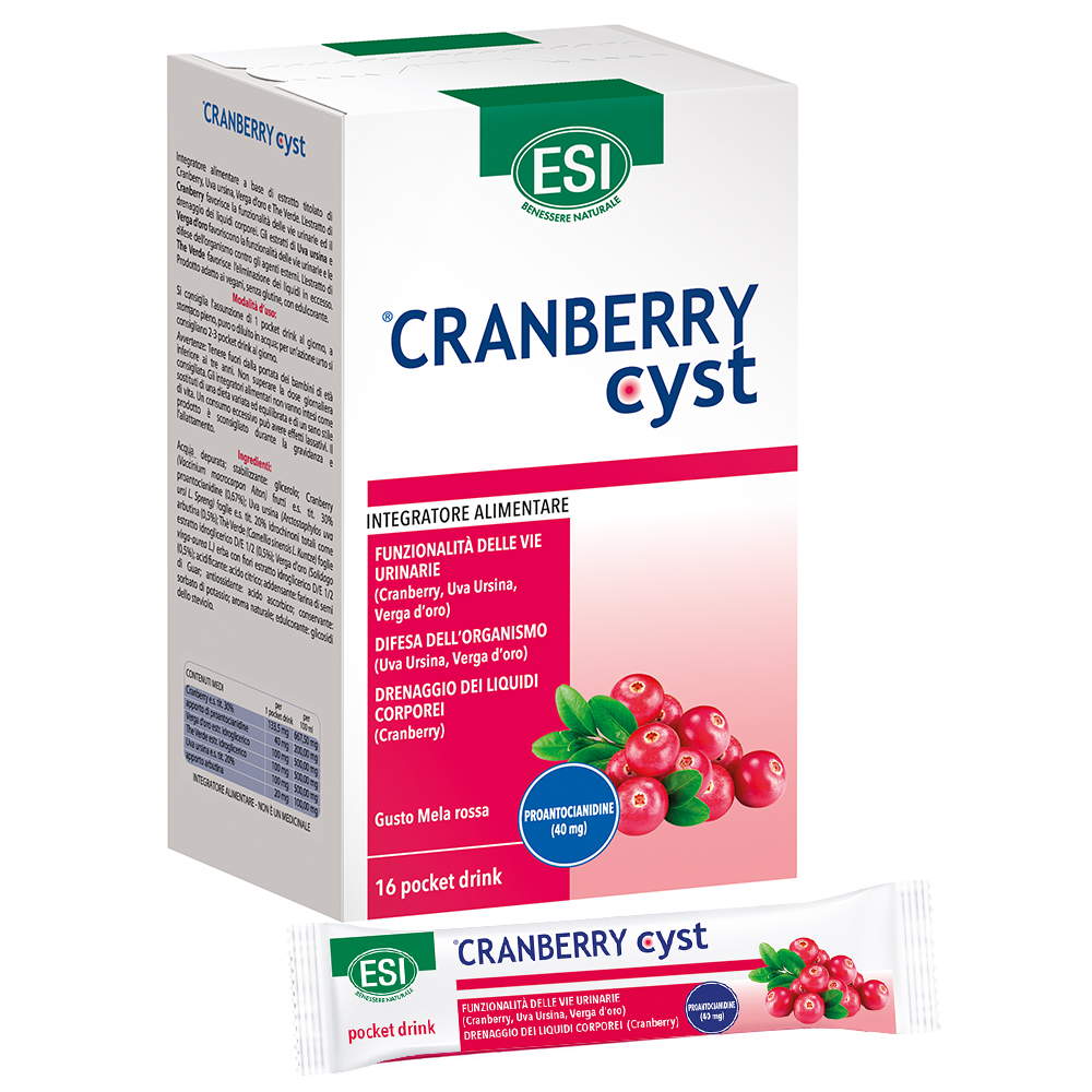 Cranberry Cyst pocket drink