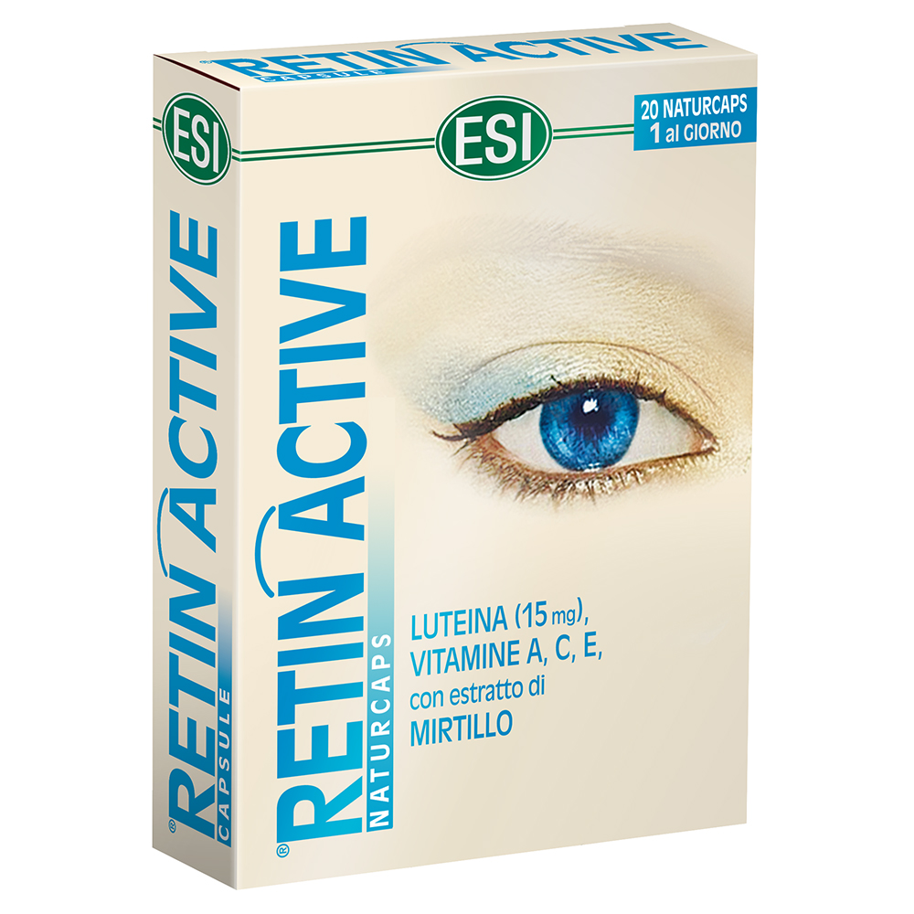 Retin Active integratore naturale per migliorare le condizioni di salute degli occhi e della vista