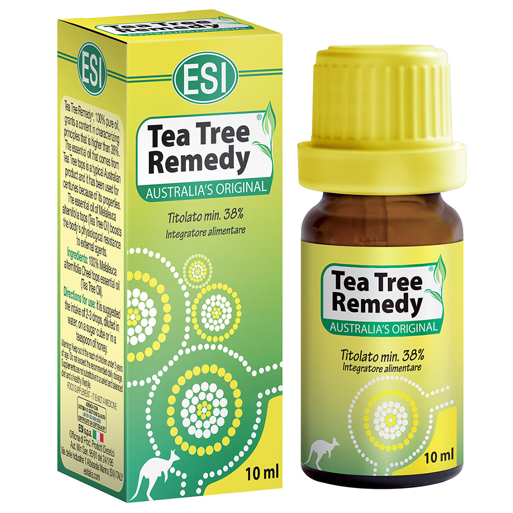 Tea Tree Oil ESI: rimedio naturale contro malattie stagionali e agenti patogeni