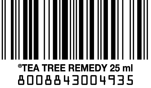 tea tree remedy 25 ml etichetta