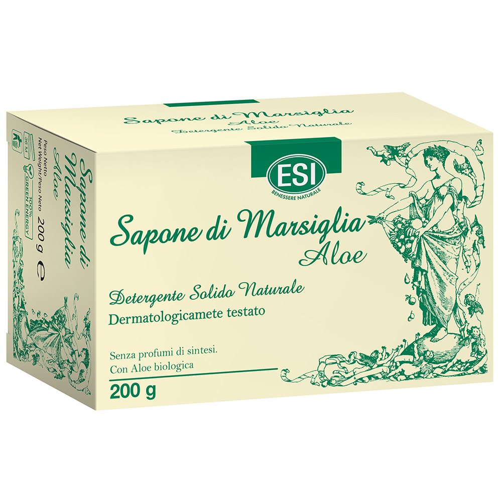 Sapone di Marsiglia con Aloe per pelli delicate - ESI srl