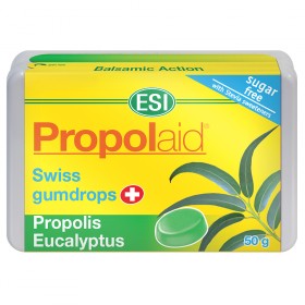 Propolis and Eucalyptus soothing aromatic throat gumdrops