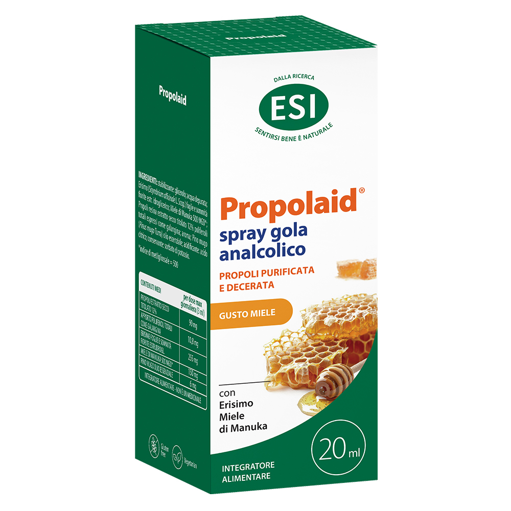 Propolaid Spray Gola analcolico Miele